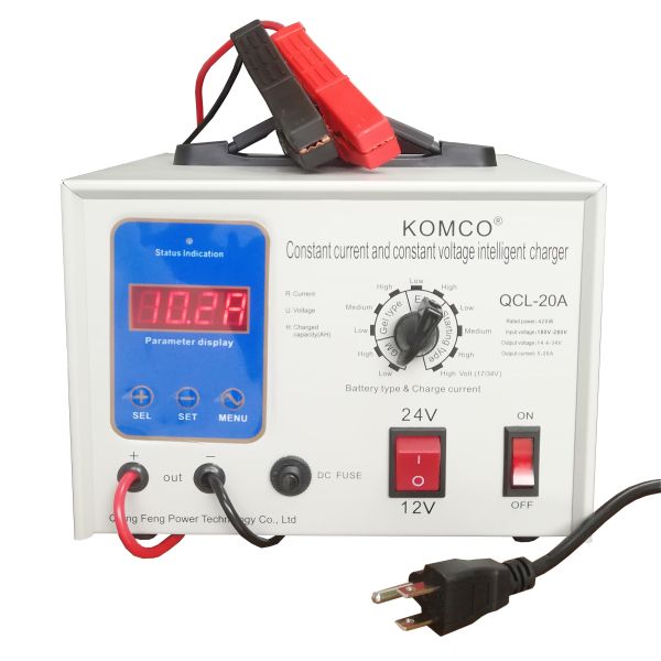 Зарядное устройство для батареи AGM с гелем 20 ампер