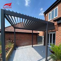 Tejado de aluminio motorizado de encargo al aire libre de Louvred de la pérgola con la luz del RGB