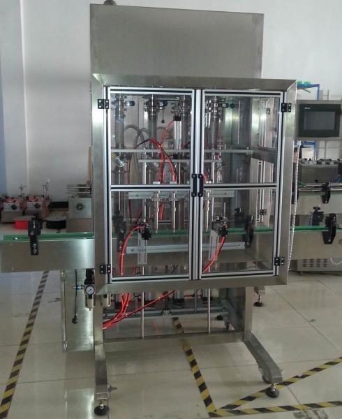 Fully Automatic Bleach Capping Liquid Filling Machine For Coffee Syrup Sugar