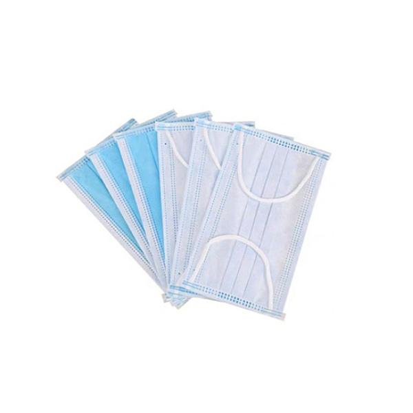 Adjustable Sterile Disposable Face Mask Surgical Non Woven Protective Mask CE / FDA