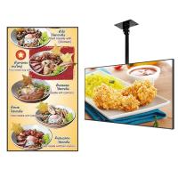 Le panneau TFT de JCVISION LED menu de Digital de 32 pouces montrent fixé au mur