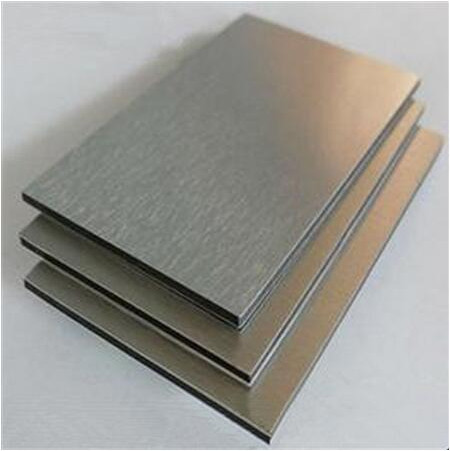 Ready to Ship 5mm Brushed Aluminum Composite Panel Anodized Finish, UV Resistant for Airport Wall