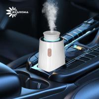 Diffuseur d'odeur de voiture portable et rafraîchisseur d'air combiné - double alimentation USB/allume-cigare