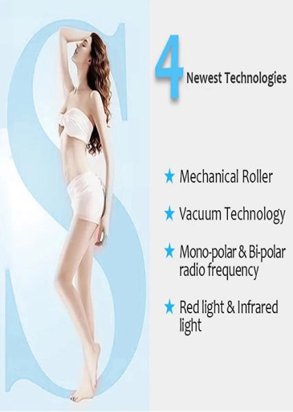 body contouring equipment powershape feature slimming machine Fat roller vaccum cellulite reduction