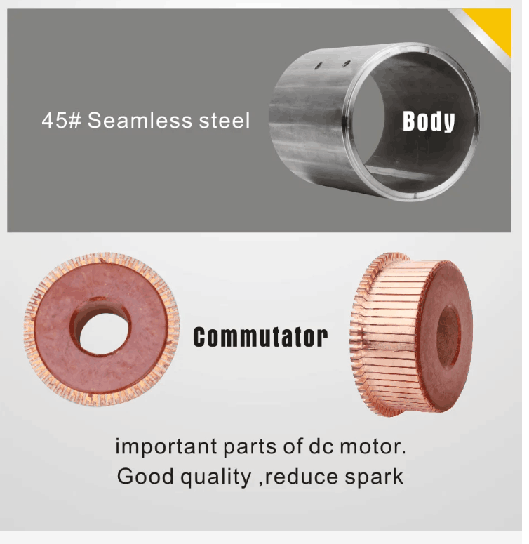 IE 4 Высокое качество OD 113 мм 1HP 24V Высокая скорость Высокий крутящий момент постоянный магнитный мотор электрический мотор постоянного тока