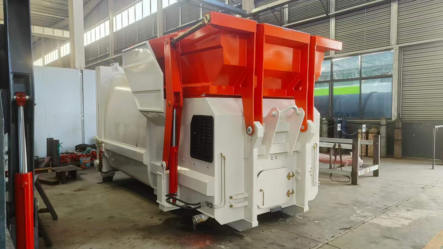 Municipal Waste Compression Equipment , Garbage Compactor for Waste Treatment