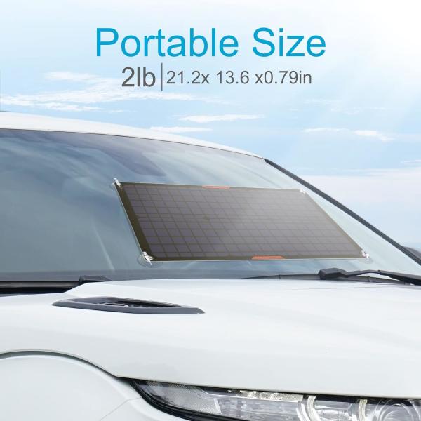 Trickle Motorhome Solar Battery Charger Pack 30W 12V