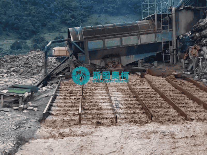 Gold Trommel Screen 12t/H 15t/H Gold Mining Equipment Trommel