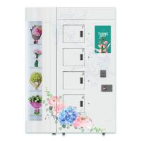 6 canais florescem a máquina de venda automática com sistema da humidificação da refrigeração