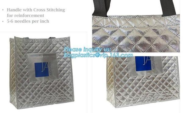Large folding keeping cool cooler bag lunch bag for food fruit seafood steak insulation bag heat insulation ice pack