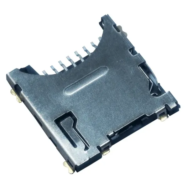 тип микро- карта нажима нажима гнезда смарт-карты 8pin 1.45H читателя SD TF