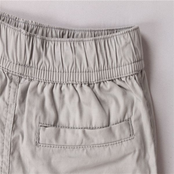 Pure Cotton Mens Casual Shorts With Elastic Waist 6/12-5T Size