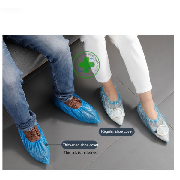 Thickened Shoe Covers Household Disposable Shoe Covers Waterproof Anti Skid