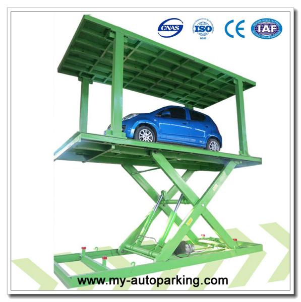 Underground Garage Double Deck Pit Design Scissor Parking Lift System