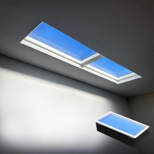 90% Light Transmission Skylight Panels with Max 60W Working Power and Tuya Control