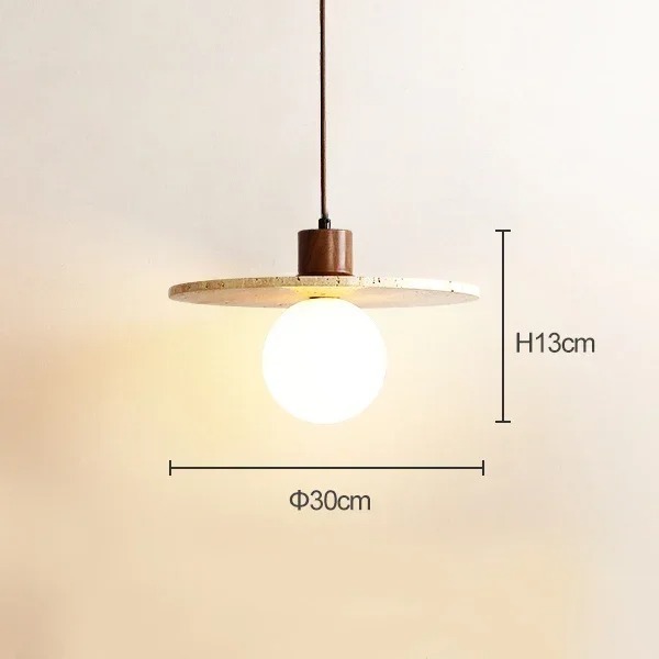 Wabi Sabi Pendant Light Designer Retro Stone Light Bedroom Bedside Dining Lights（WH-AP-676）