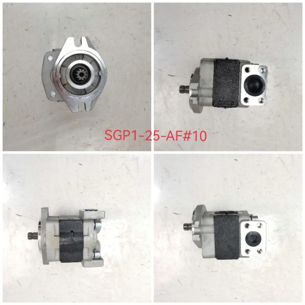 Pompe à engrenages hydraulique SGP1-25-AFΦ10 de haute qualité - Pièces de rechange de la série SGP pour Komatsu Kawasaki utilisées dans les engins de chantier