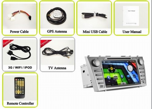 Ouchuangbo Toyota Camry 2007-2011 radio DVD with gps navigation bluetooth OCB-8611