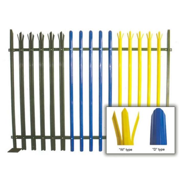 Загородка палисада металла стиля евро свободная стоящая, панели загородки литого железа