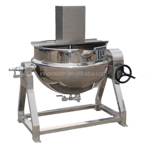 Mixing and Cooking Biryani Cooking Mixer Kettle with Electric or Steam Heating Option