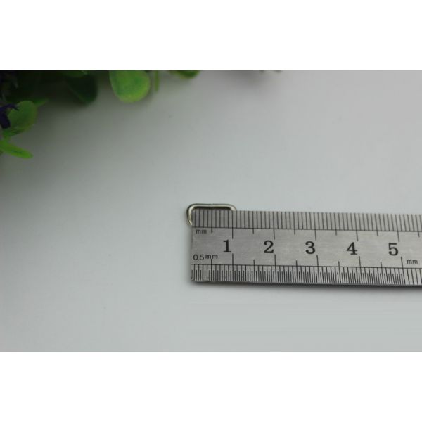 OEM cheaper metal wire iron D-ring,10mm metal d ring with 1.5mm thickness
