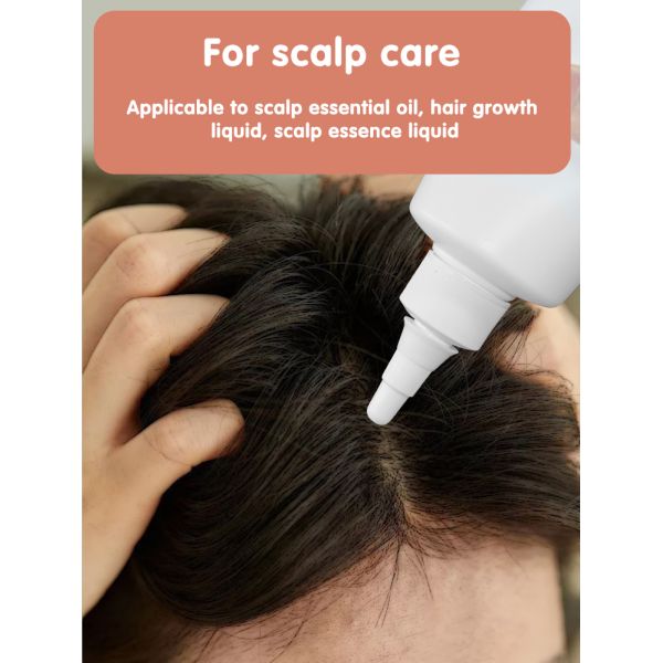 Cuidado del cabello que empaqueta la botella de empaquetado del líquido de la esencia del cuero cabelludo de 200ml PE