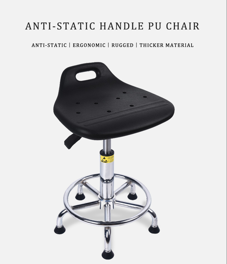 Фабрика Прямая коммерческая ESD Лабораторный стул стул для лаборатории Мастерская Школа Офис ПУ Пенообразный подъемник вращающиеся промышленные стулья