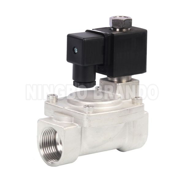 2 inch Stainless Steel Normally Open Solenoid Valve 220V 12V 24V