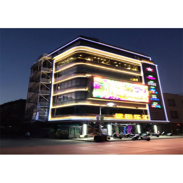 43W P83 2000cd RGB SMD5050 DC12V Nova Controller IP67 Flexible LED Mesh Screen Outdoor Advertising