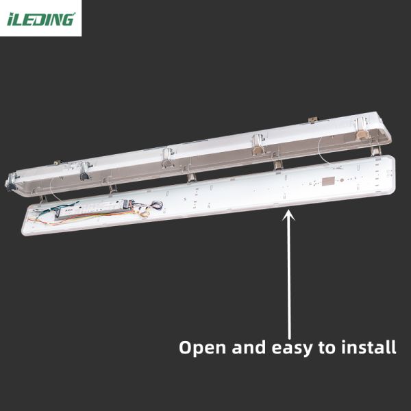 AC 110V Parking LED Tube Vapor Tight Luminaire 4FT IP66 LED Waterproof lighting Tri-proof Light