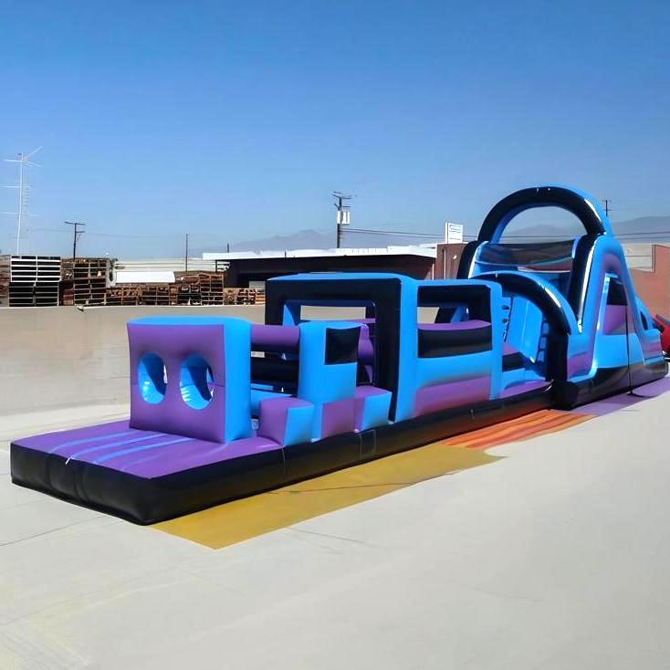 Custom Inflatable Obstacles Challenge Racing Obstacle Course Fun Games Durable Heavy-Duty PVC Commercial Outdoor