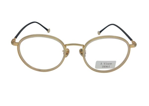Round metal optical frame Women's eyewear fasion design 2018 new pattern