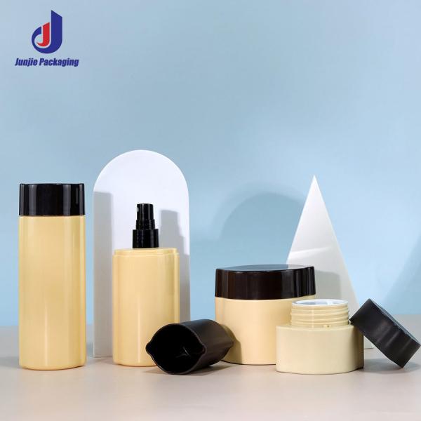 Bouteilles en plastique pour produits cosmétiques 160ml 120ml 130g 50g Bouteille de lotion pour soins de la peau Matériau PET durable