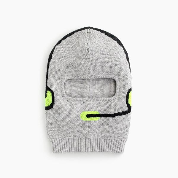 BOY'S 60/30/10 cotton/nylon/wool KNITTED JACQUARD HAT BEANIE