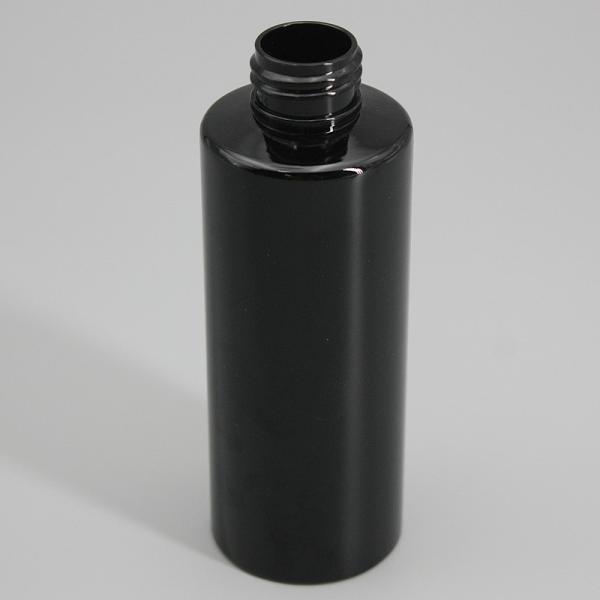150ml Black Flat Shoulder PET Cosmetic Lotion Bottle