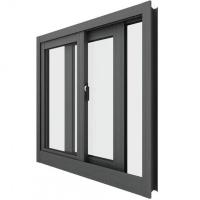 Bonne rupture thermique personnalisée fenêtres coulissantes horizontales en aluminium avec cadre en aluminium