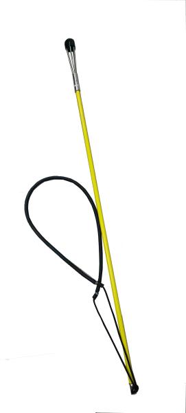 Jaune solide 12,7 mm en fibre de verre lance de pêche poteaux de pêche lance à main pour la pêche plongée