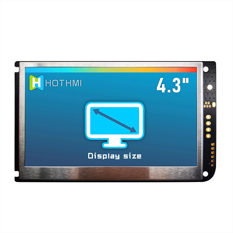 4,3 индикаторная панель МОДУЛЯ TFT LCD 480x272 UART TFT дюйма С ДОСКОЙ РЕГУЛЯТОРА LCD