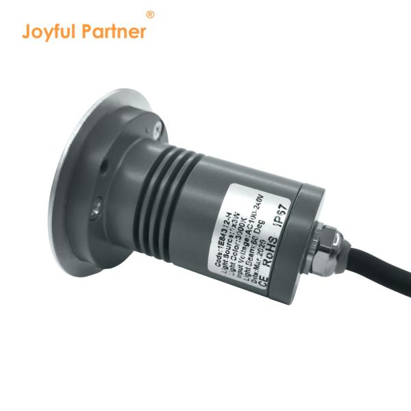 Dois caminhos CREE COB LED IP67 resistente à água e à poeira Ik08 LED luz subterrânea de aço inoxidável