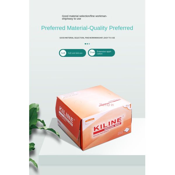 280pcs Eco-Friendly Thermal Use Microfiber Wipes for Dust-Free Industrial Cleaning