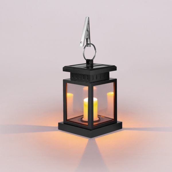 ABS Material Solar Residential Street Lamp for Retro Atmosphere Landscape Decoration