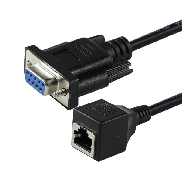 DB9 to RJ45 Serial Console Cable for Cisco Routers and Switches  RS232 Male to Ethernet Adapter Cord, 4ftm / 5ft / 6ft
