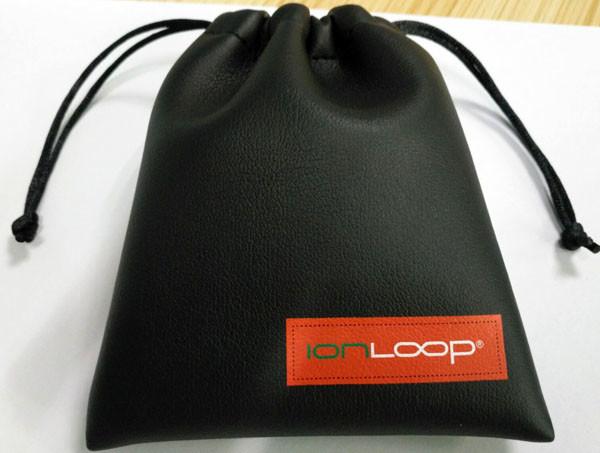 Silkscreen Biodegradable Drawstring Pouch Bags Small Custom PU Leather Nanometer