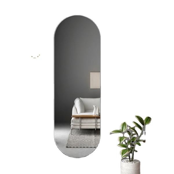 Waterproof LED Full Length Mirror Anti Fog Full Body Wall Mirror 5mm With Touch Sensor