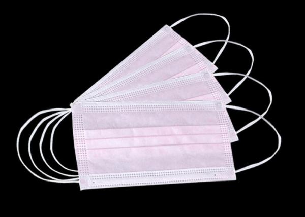 Pink Blue Surgical Medical Grade Face Masks Customized Color And Size
