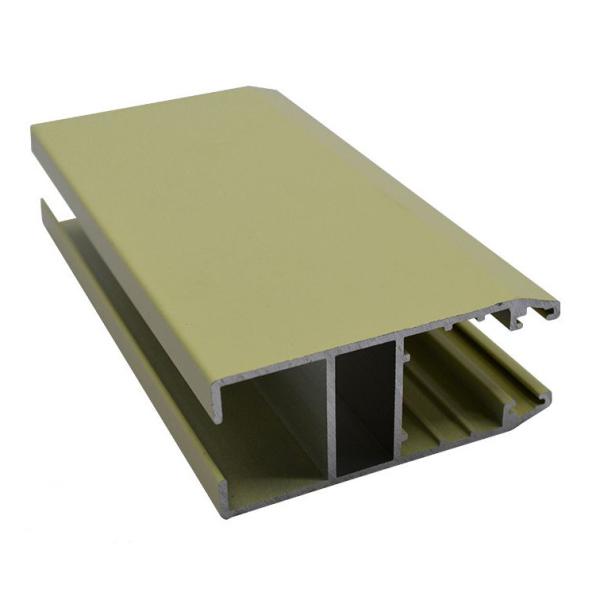 Beige Powder Coating T8 Aluminum Sliding Section
