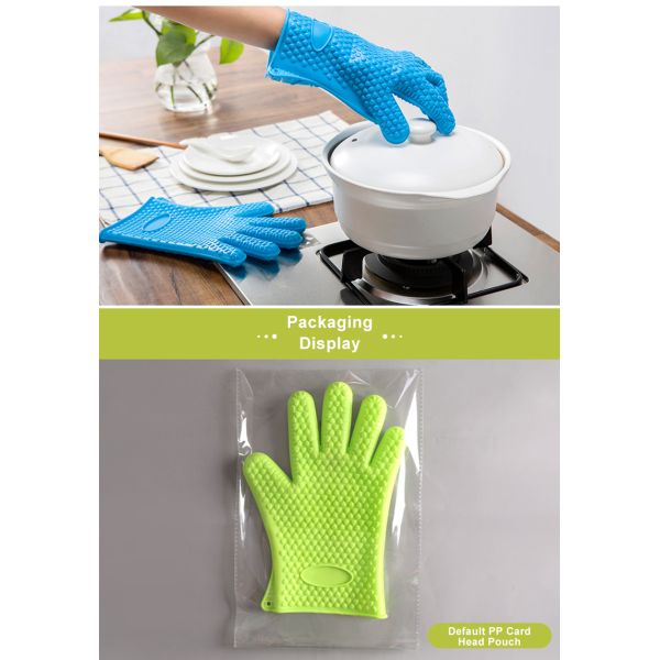 MAX Heat Silicone résistant GRILLENT TOUT ENTIER griller des gants pour faire cuire le Potholder de cuisson de barbecue
