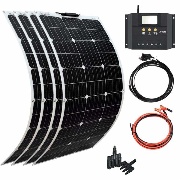 Monocrystalline Flexible Amorphous Solar Panel 100W 12V 400W 40A