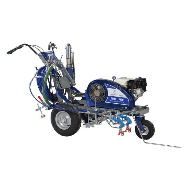 Машина краски для пульверизатора дорожной разметки запаса горючего с бензиновым двигателем GX200 Honda 6.5Hp