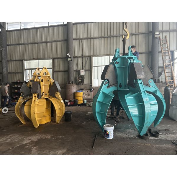 360 Degree Rotating Hydraulic Orange Peel Grapple Hydraulic Grapples Construction Machinery Parts Rock Grapple